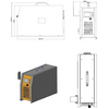 10KW IP 67 High Protection External Charger For Forklift 350V30A